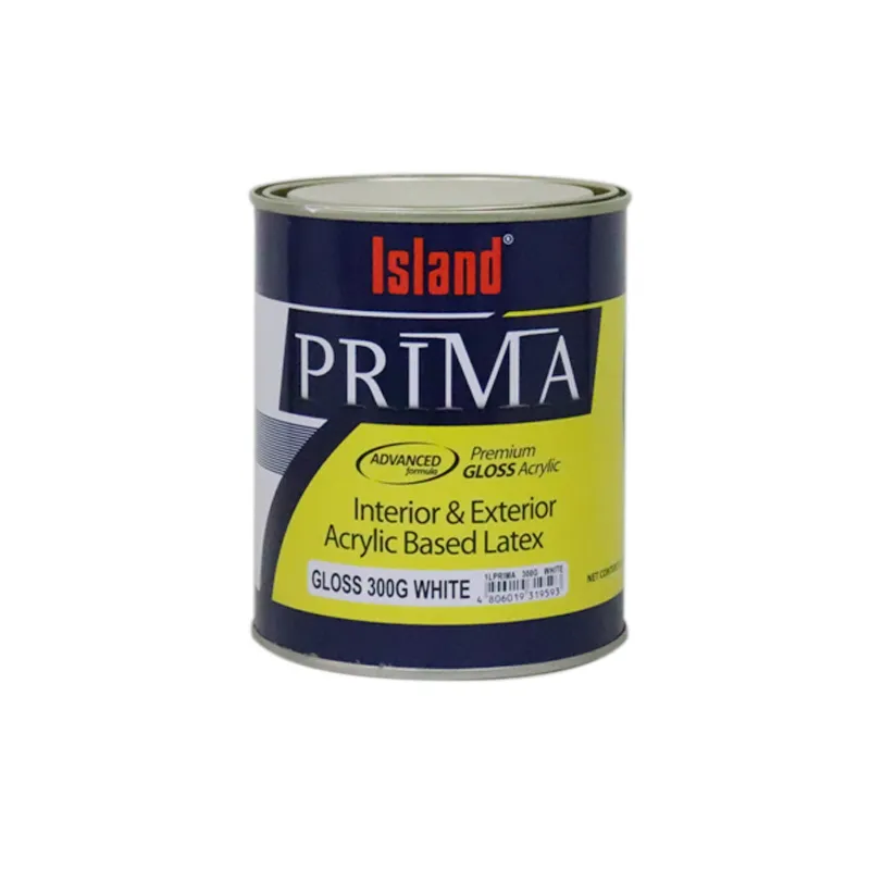 ISLAND PAINT 300G WHITE LATEX TOPCOAT GLOSS